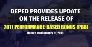 2017 Performance-Based Bonus (PBB) Update