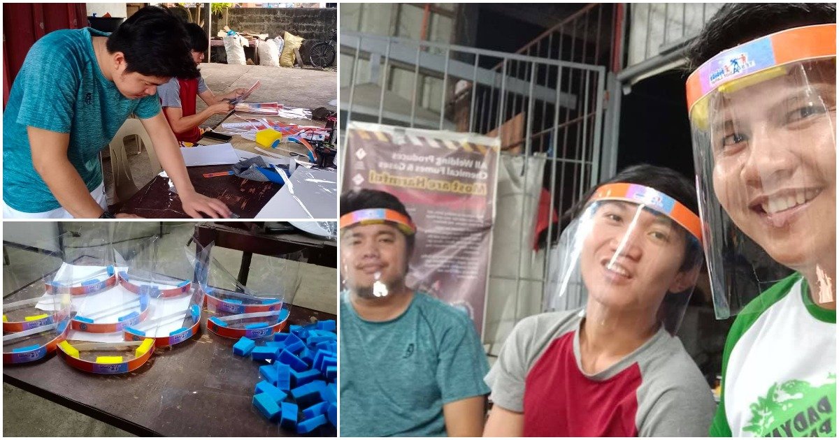 Zambales Teachers Make Face Shields, Give Them to Frontliners for Free